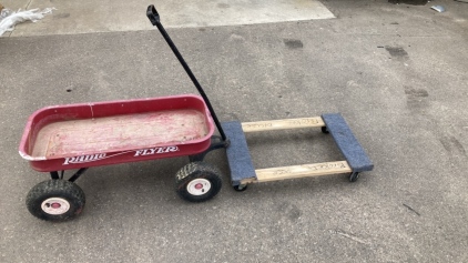 Radio Flyer Wagon W/Moving Dolly