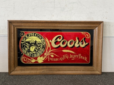 29”x 17” Coors Advertisement