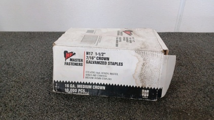 Box of Galvanized Staples