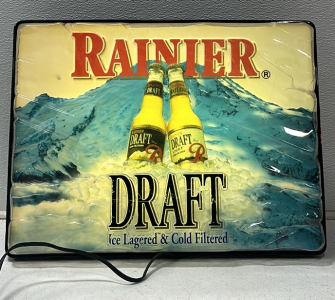 Rainier Draft Light Up Sign