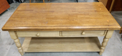 (1) Winner's Only Coffee Table w/ Drawers - 47"x23"x20"