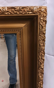 Mirror with Gold Frame (28inx42in)