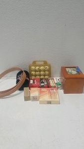 Golf Balls, Cologne Sprays/Testers, Wooden Photo Box