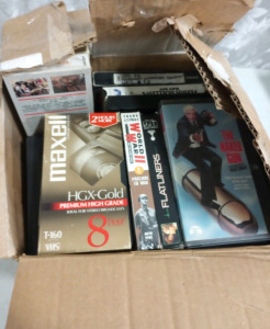 Box Of VHS Movies