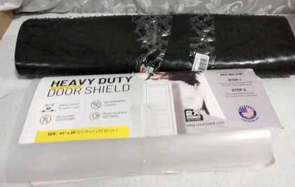 (1) Floor Mat (1) Claw Guard Heavy Duty Door Shield (44 x 20)