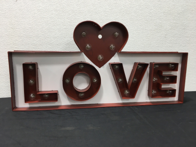 Light Up Love Sign