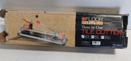 (1) Three-In-One Tile Cutter - Item 68979