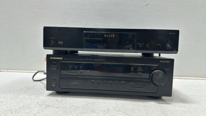 Pioneer VSX-D307 Digital Signal Processor, Pioneer Elite BDP-53FD Blu-Ray Disc Player