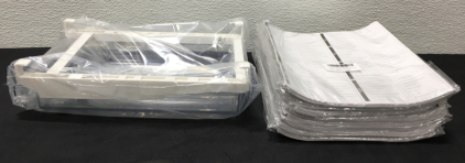 Fridge Storage Box & Stack Of Spice/Home Essentials Labels