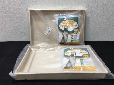 (2) Litter Boxes w/Litter