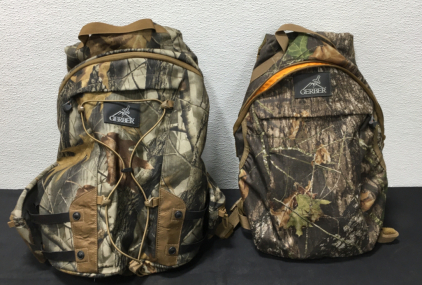 (2) Camo Gerber Backpacks