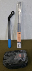 (1) 2-Pack Of 24" Lift Supports, (1) Tension Arm Tool & (1) 4 x 6 Foot Bungee Cargo Net