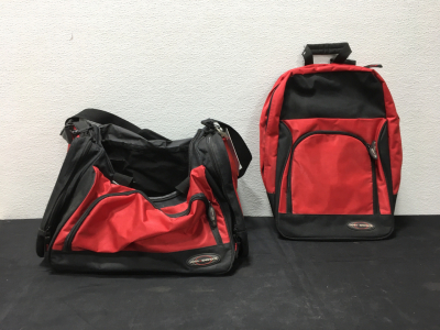 (2) On Tour Red Bags