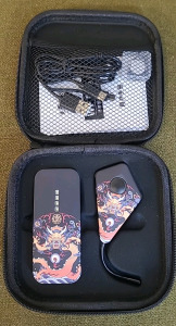 (1) JustPro, Rechargeable Flying Fish Wireless Pickup, Acoustic Guitar Dual System Pickup Kit