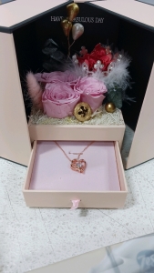Amazon Overstock, Heart Necklace With Forever Roses, Purse, Gift Supplies and More