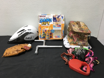 Speed Biking Helmet, Sand Art, Dog Leash&rsquo;s & More