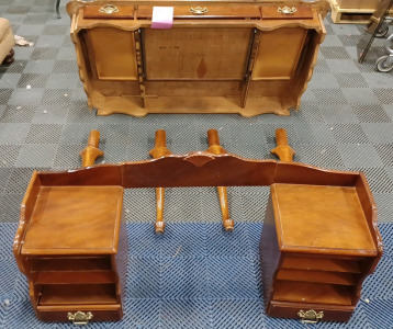 (1) 3-Drawer Desk w/ Tabletop Matching Organizer - 53.5" W &times; 30" L