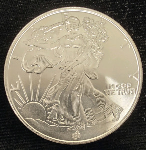 Walking Liberty .999 One Troy Ounce Silver Bullion