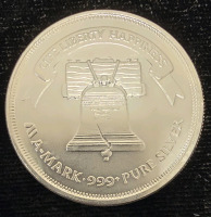 Liberty Silver One Troy Ounce .999 Fine Silver Coin - 2
