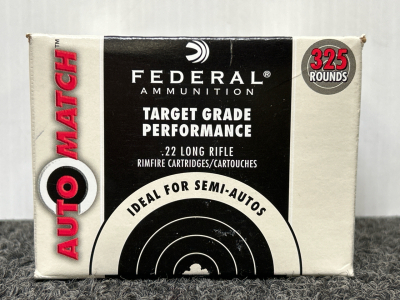 Unopened Box of Federal AutoMatch .22 Long Rifle