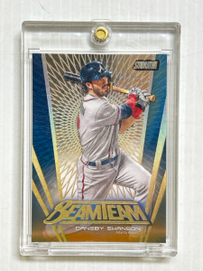 Dansby Swanson Beam Team Sports Card Serial Number 1/1