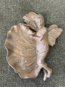 Cast Iron Fairy Dish 11”x 10”