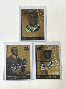 (3) Collectible Reggie Bush Card Set