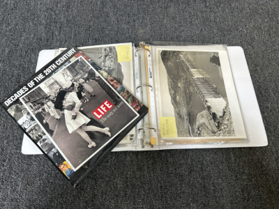 Binder With Antique Photos and LIFE Book