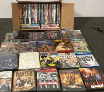 VARIETY OF DVDS.