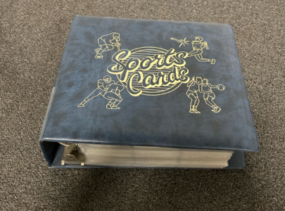 Binder of Football Cards