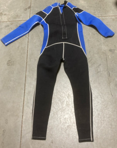 Kids Wet Suit Blue and Black