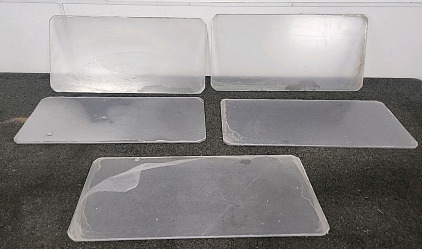 5 Plexiglass Windows 1Tx2'W