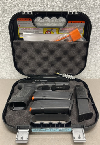 Glock 17 Gen 5 9mm Caliber, Semi Automatic Pistol W/ Original Hard Case, Two Extra 15 Round Magazine And Auto Loader