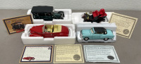 1903 Cadillac Runabout, 1913 Cadillac Touring, 1940 Cadillac Sedan Series 62, And 1953 Chevrolet Bel Air (All W/ C.O.A’s)