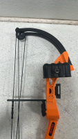 Bear Orange Compound Bow, (2) Arrows with Practice Heads - 2