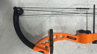 Bear Orange Compound Bow, (2) Arrows with Practice Heads - 3