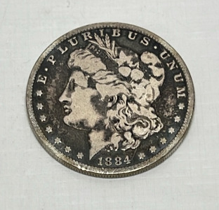 1884 Morgan Silver Dollar