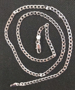 (1) 22" 925 Cable Chain Necklace