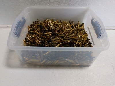 (1) Large Bin of Brass Shell Casings - Approx. 1,000+ Pieces