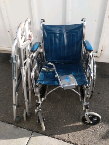 Vintage Wheelchair And 2 Walkers (sp2)