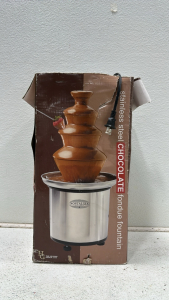 Nostalgia Electric Stainless Steel Chocolate Fondue Fountain