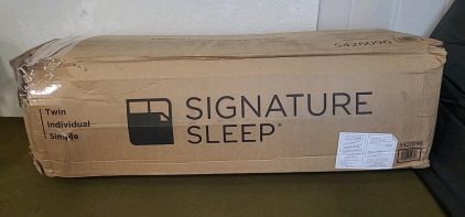 (1) Signature Sleep, 8" Twin Coil Mattress