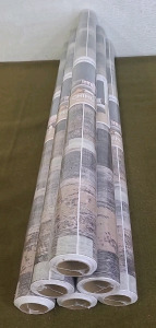 (6) Rolls Of CHIHUT Removable Wallpaper 30"W x 118"L