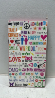 Large “My Life” Collage Wall Decor, (16” x 9” x 2”) Solid Wood Stand/Platform, Corner Post with Hook for Hanging Light - 2