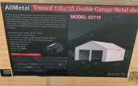 New Double Garage/Metal Shed 22ftx23ft - 5