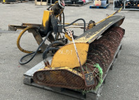 Yellow Skid Steer Sweepester - 2