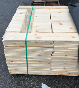 (1)Bunk Of 1x8 PP SYS #3 DRY 384/2 Lumber