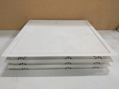 (3) Steel White 18x18 Access Panels