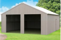 New Double Garage/Steel Barn Shed 33ftx25ft