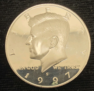 Uncircated 90% Silver 1997 Kennedy Half Dollar
